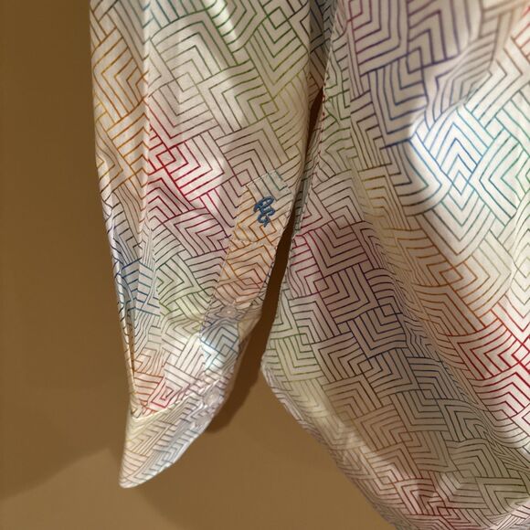 Robert Graham Men’s Large Brixton Button Up Long Sleeve Geometric Multicolor - Picture 10 of 10